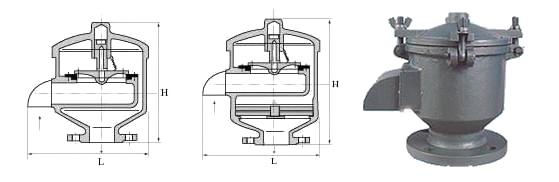 快開呼吸閥 外形結(jié)構(gòu)圖