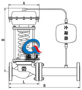 zzyp自力式壓力調節(jié)閥(帶冷凝器)